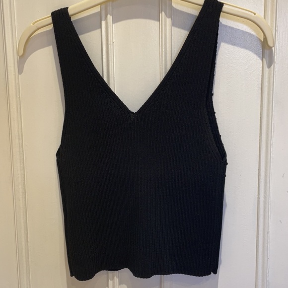 Zara Ribbed Jewel cropped tank top - Picture 4 of 5